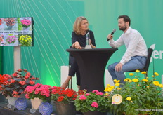 And last but not least, Erwin Giezen, marketing manager with MNP Flowers, introduces the Xerochrysum bracteatum Granvia Gold.
